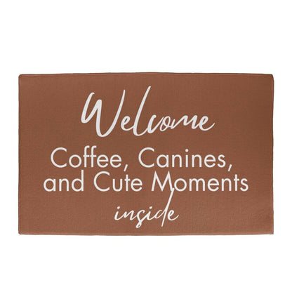 Coffee Canines & Cute Welcome Mat - Jewelry
