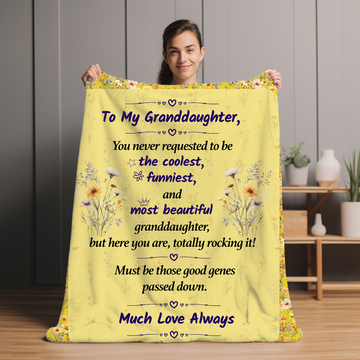 Coolest Granddaughter Blanket