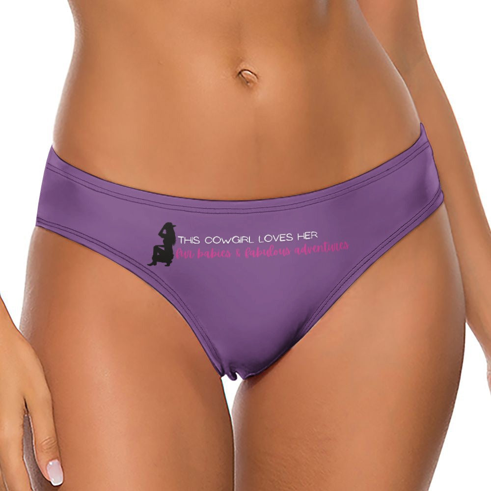 Cowgirl Loves Her Fur Babies Thong