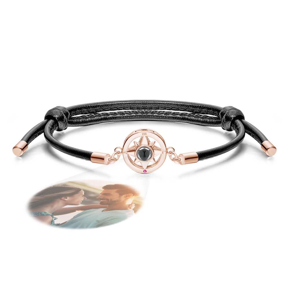 Custom Projection Bracelet Compass - GetGifts