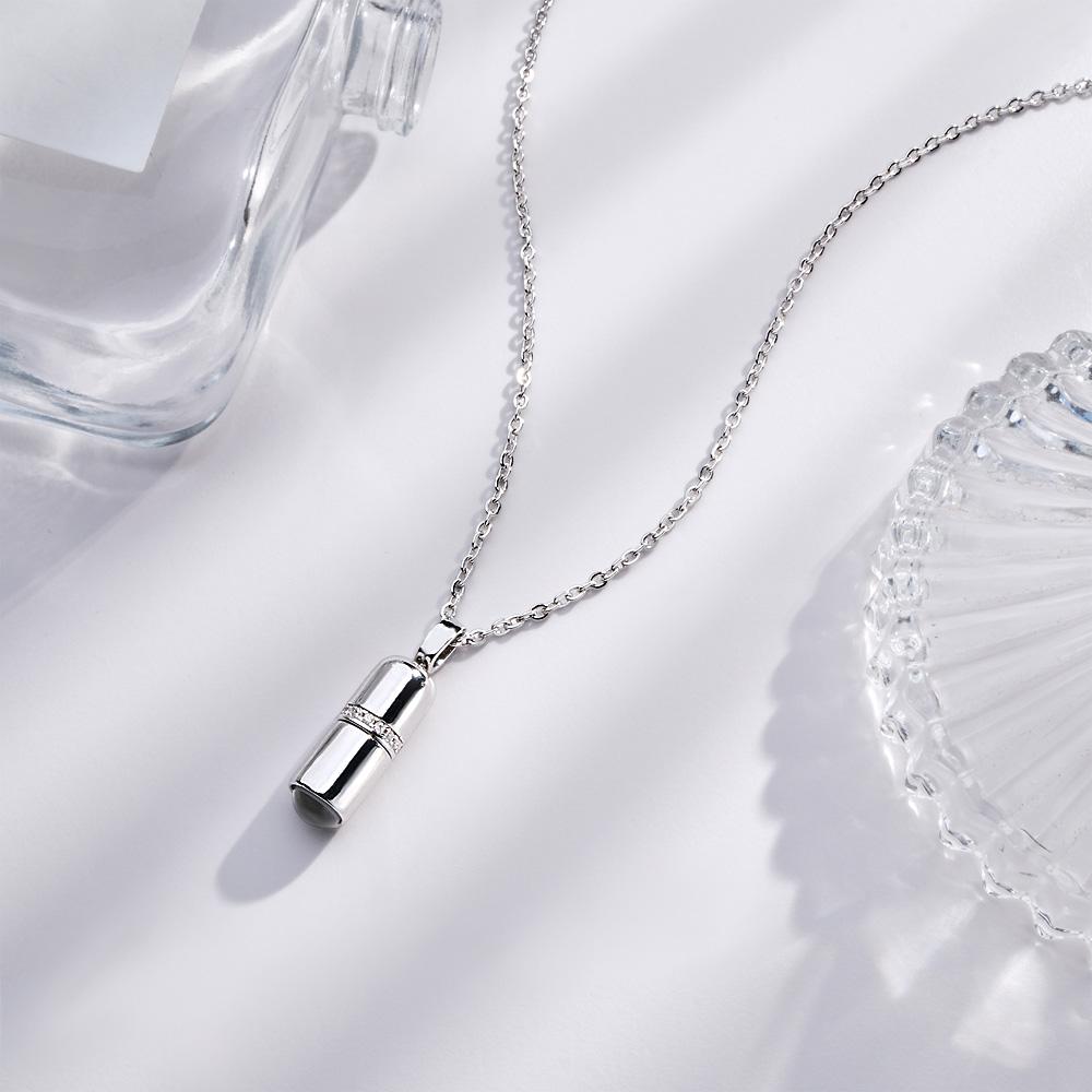 Custom Projection Pill Necklace