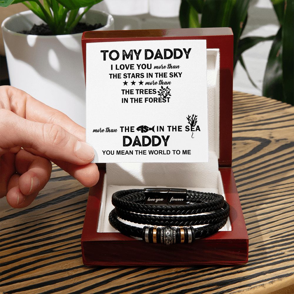 Daddy - I Love You Forever Bracelet Jewelry