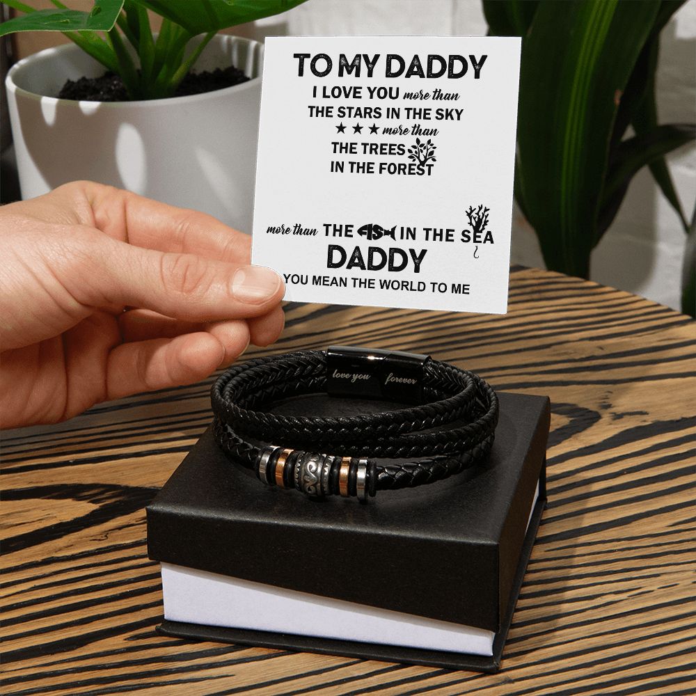 Daddy - I Love You Forever Bracelet Jewelry