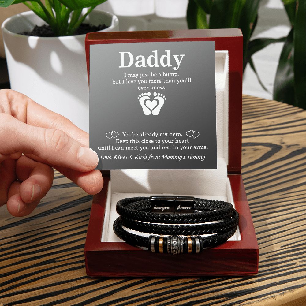 Daddy - Mommy_s Tummy Forever Bracelet Luxury Box w/LED