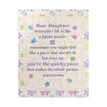 Daughter, Life is Like a Puzzle