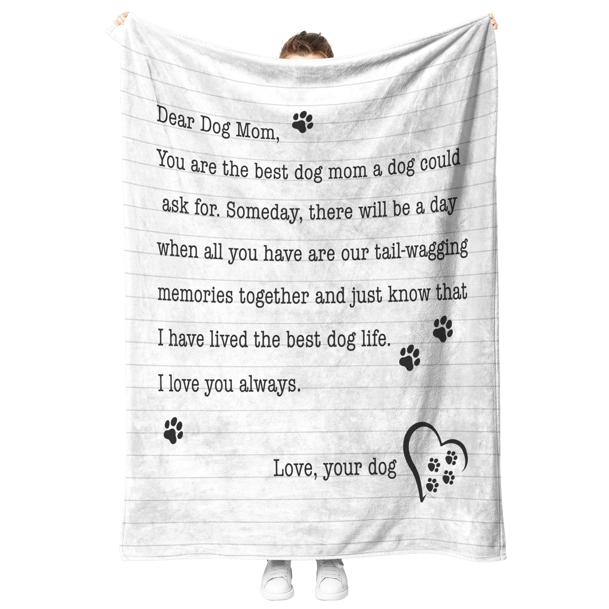 Dear Dog Mom Blanket - Home Goods