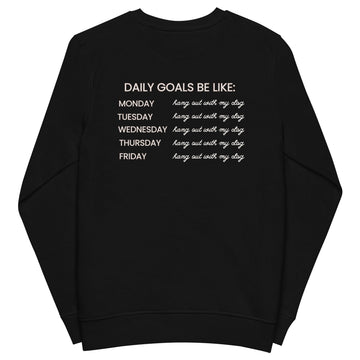 Dog Mom Daily Goals Sweatshirt