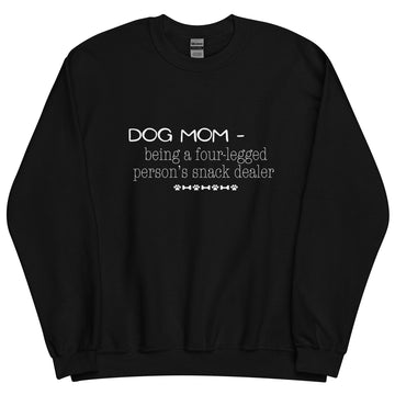 Dog Mom Definition Sweatshirt - Black / S