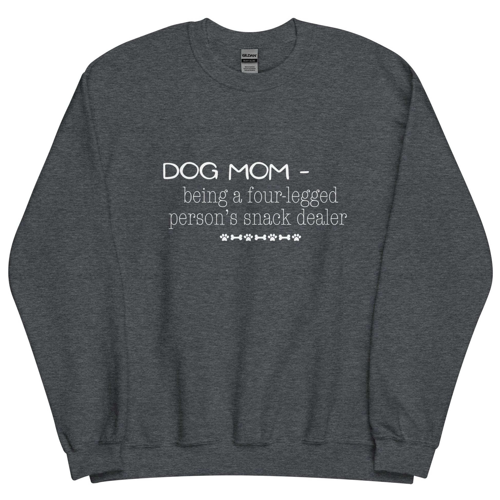Dog Mom Definition Sweatshirt - Dark Heather / S