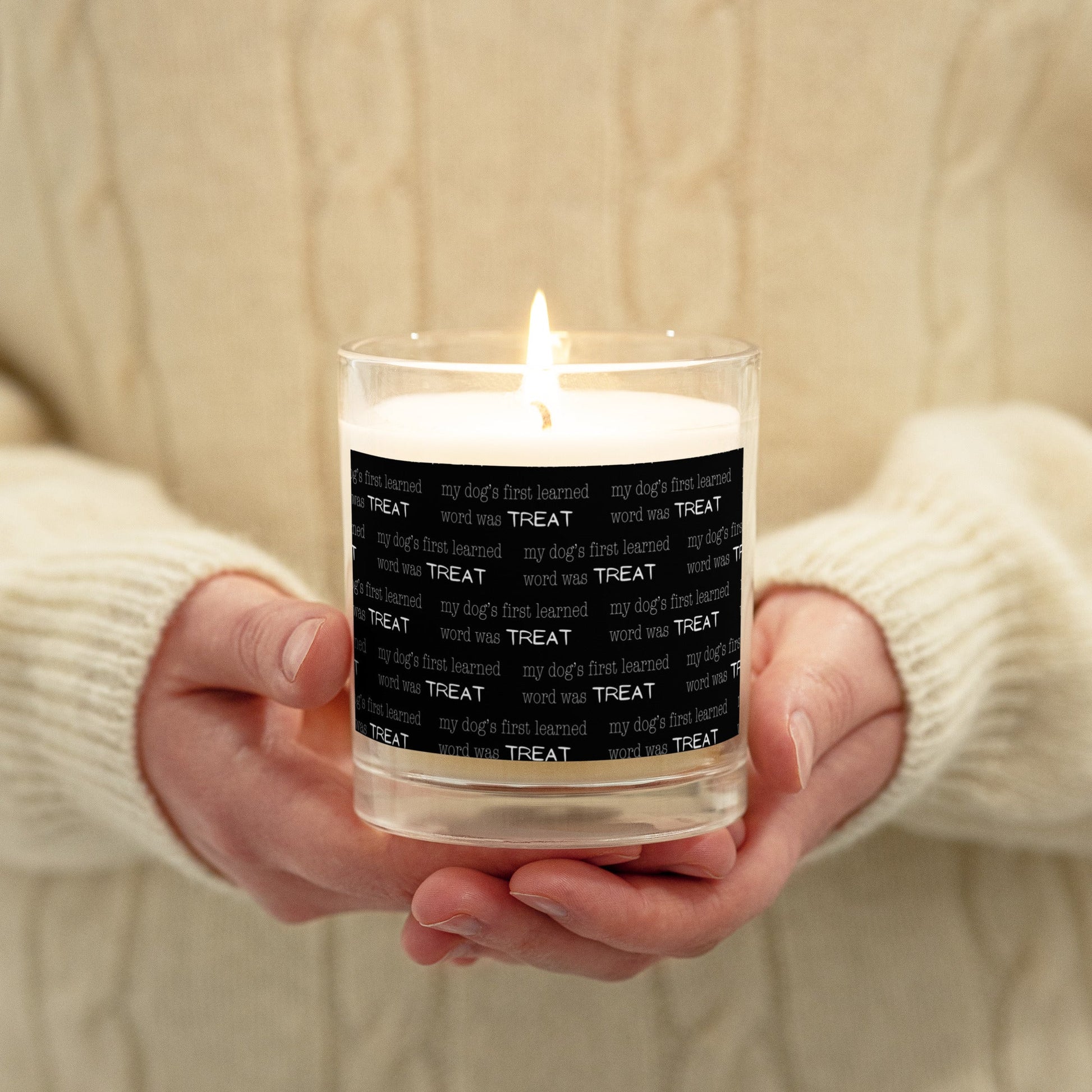 Dog’s First Word Was Treat Candle