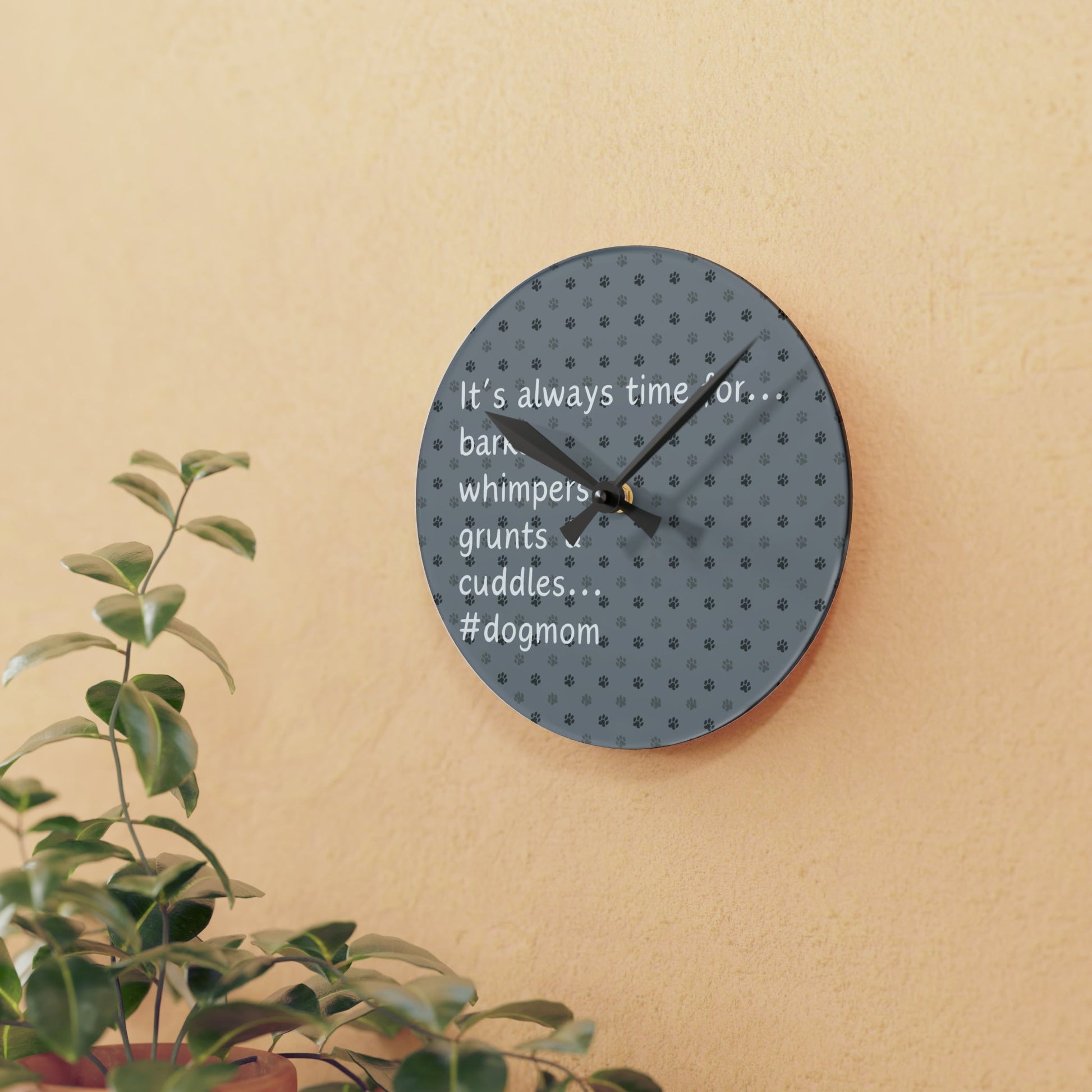 Dog Time Wall Clock - Home Decor