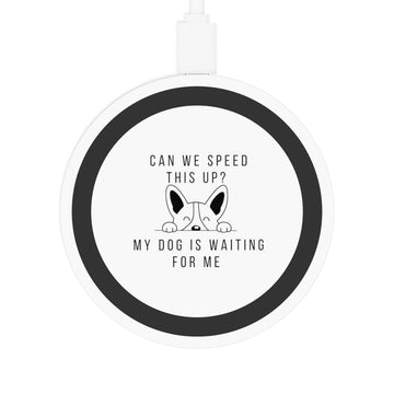 Dog Waiting Wireless Charging Pad
