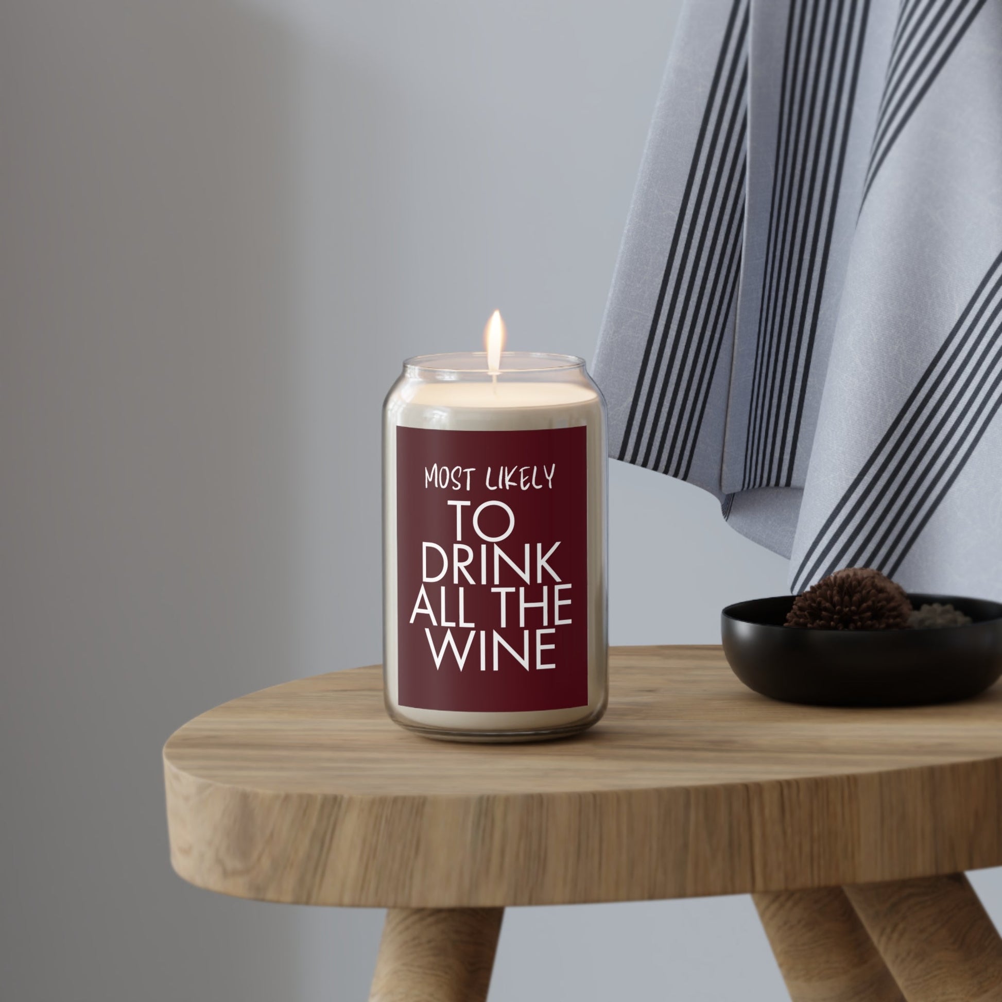 Drink All the Wine Candle - Home Decor