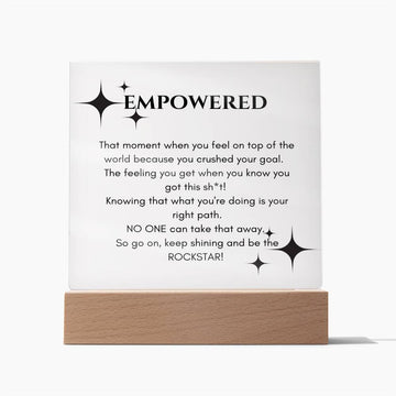 Empowered Plaque