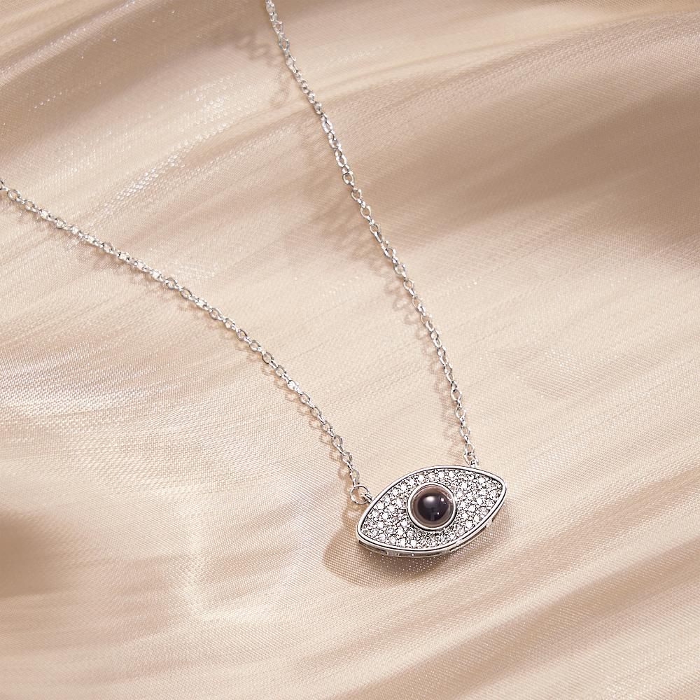 Evil Eye Projection Necklace Custom
