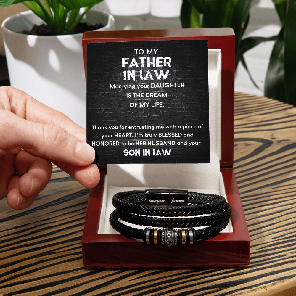 Father In Law - Dream Of My Life Forever Bracelet Luxury