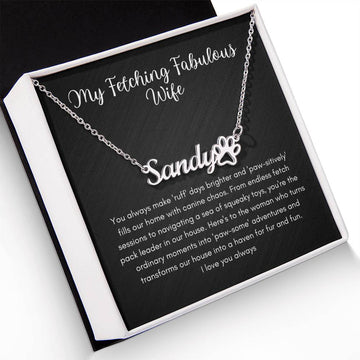 Fetching Fabulous Wife Name Necklace