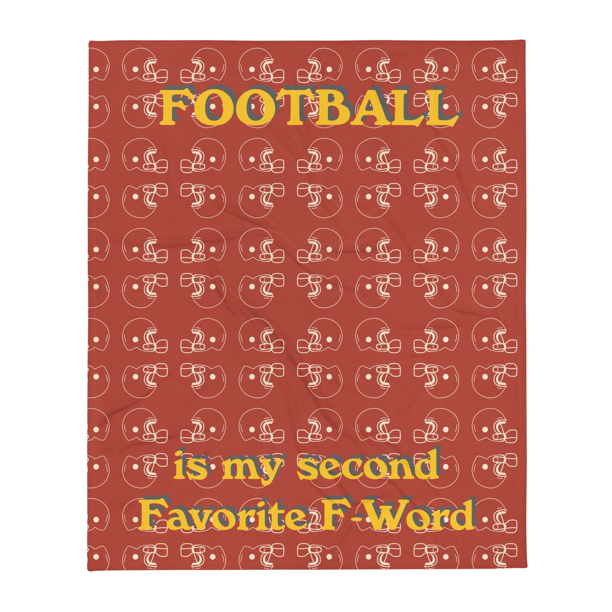 Football FWord Blanket