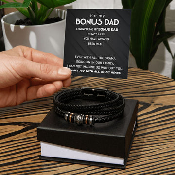 For my Bonus Dad Forever Bracelet