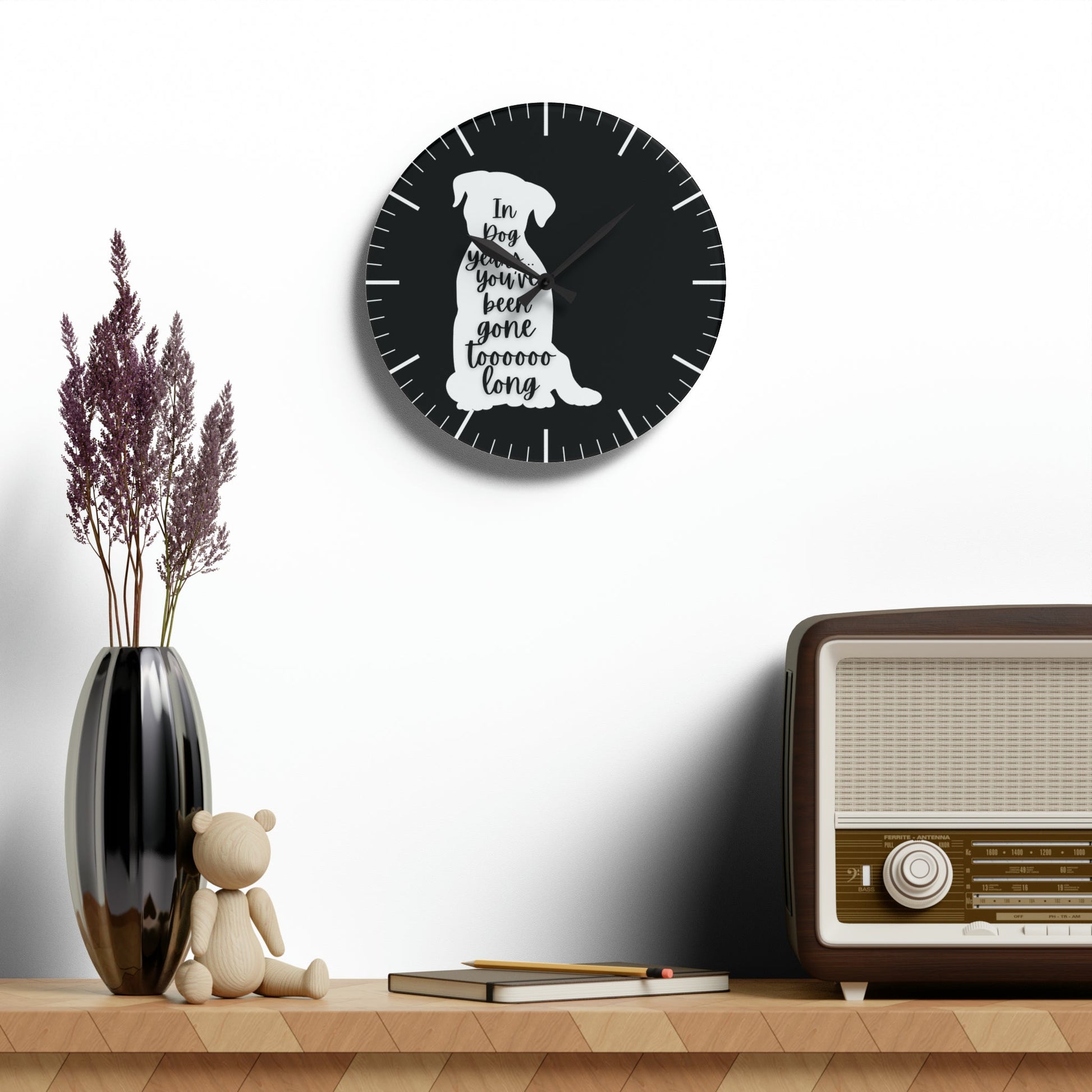 Gone TOOO Long Wall Clock - GetGifts