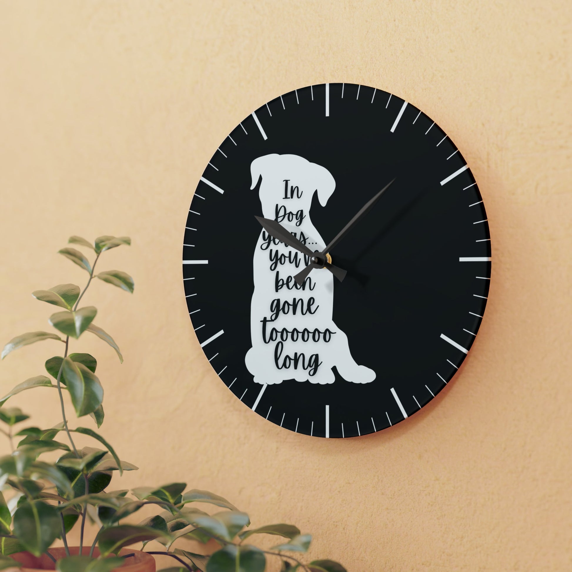 Gone TOOO Long Wall Clock - Home Decor
