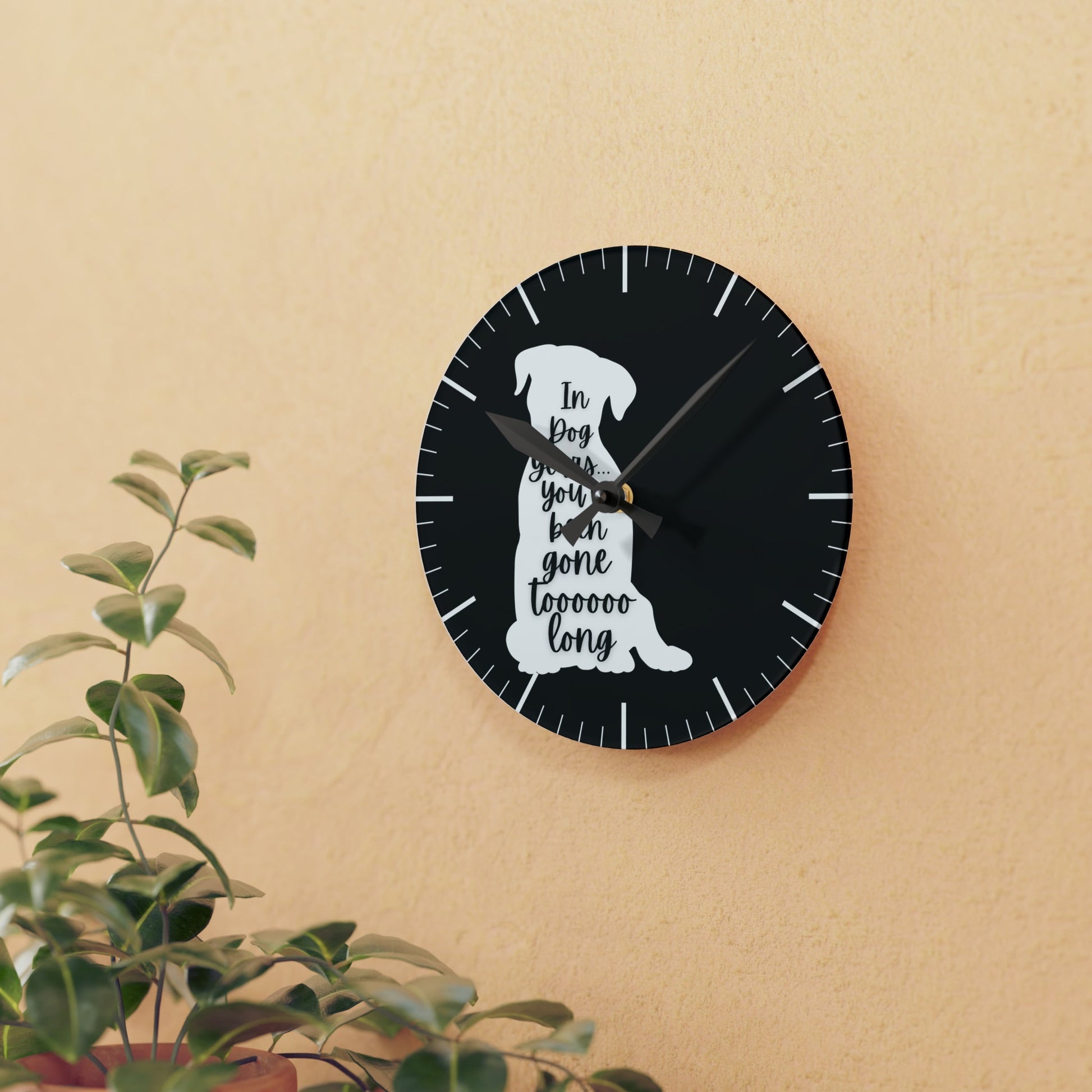 Gone TOOO Long Wall Clock - GetGifts