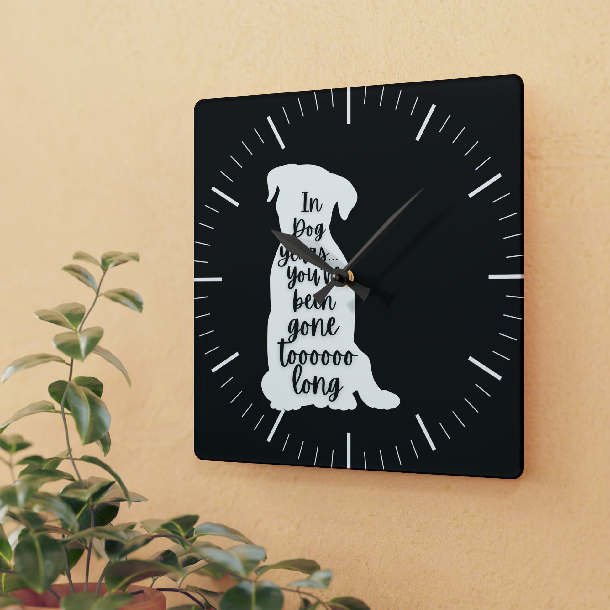 Gone TOOO Long Wall Clock - Home Decor