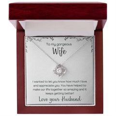 Gorgeous Wife Love Knot Necklace