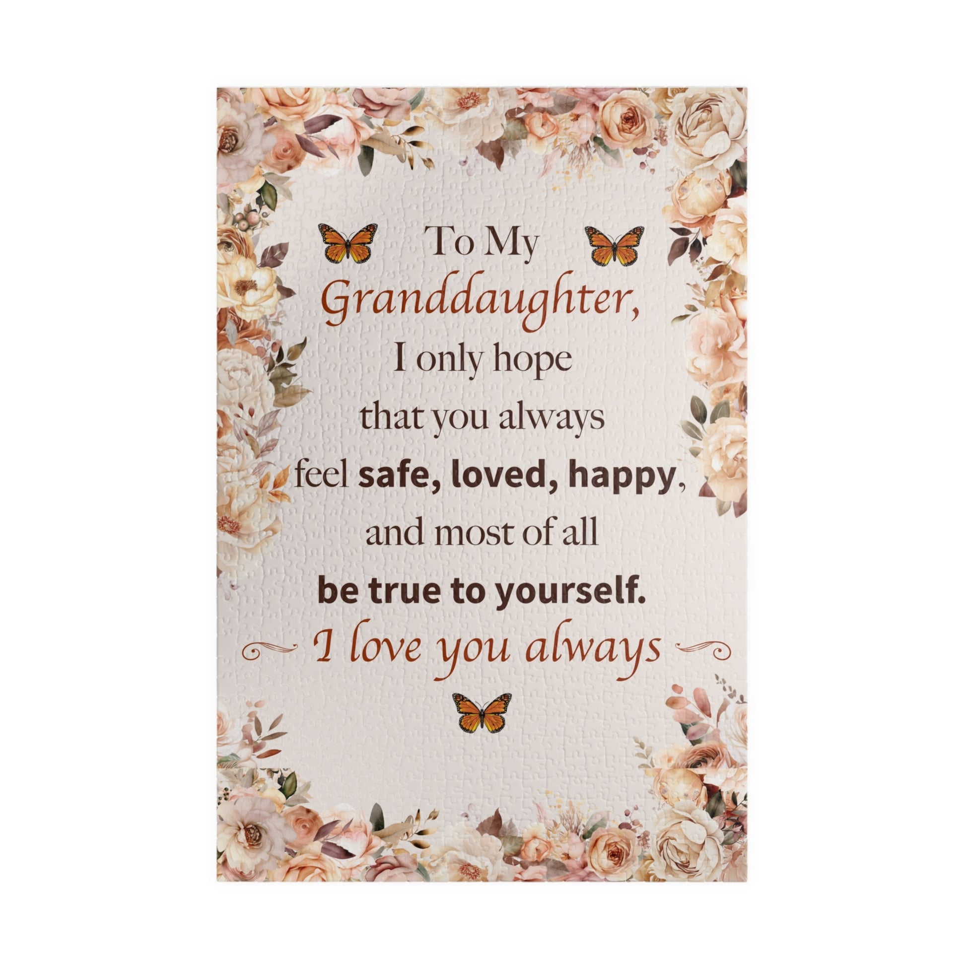 Granddaughter I Love You Puzzle - 1014 pcs (Vertical)