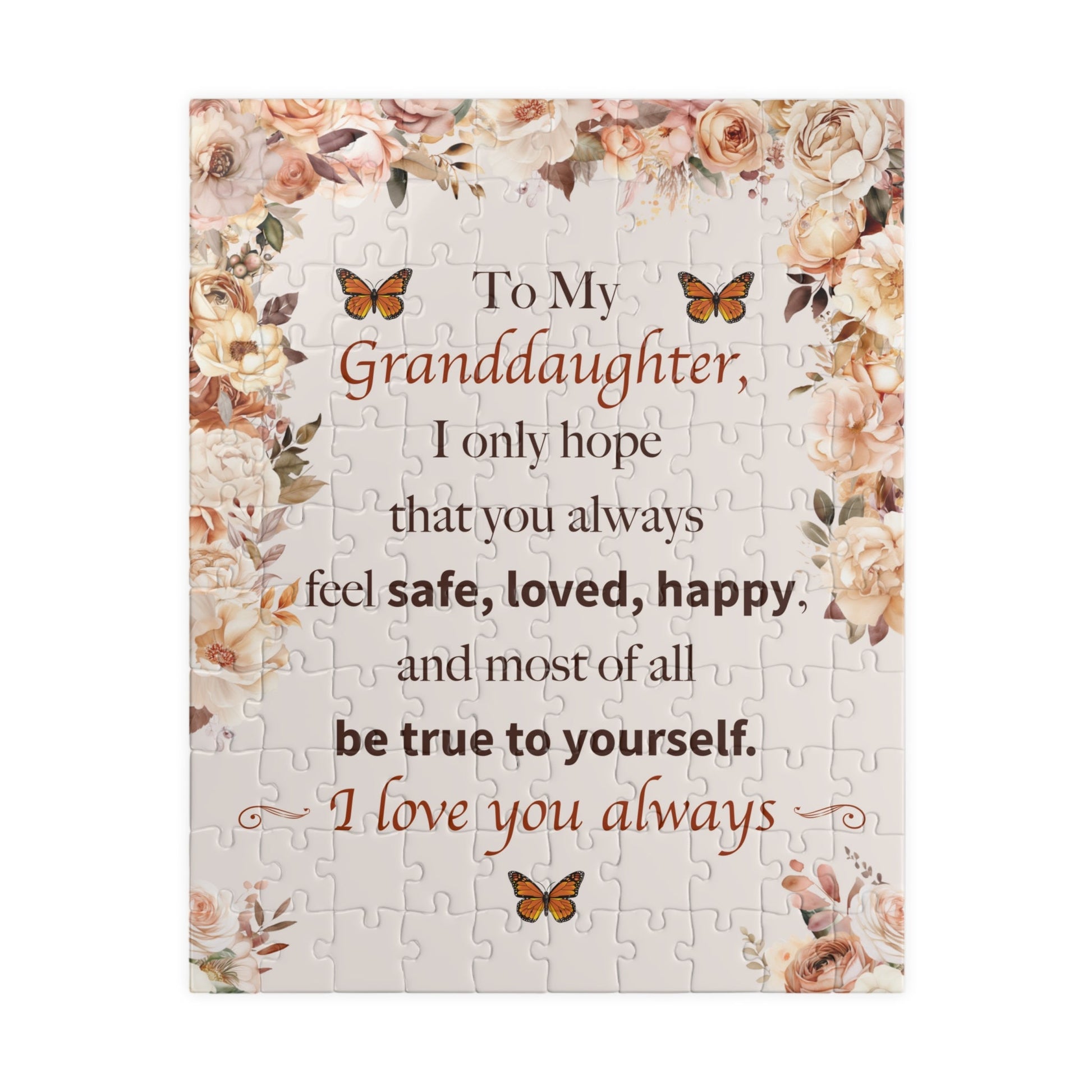 Granddaughter I Love You Puzzle - 110 pcs (Vertical)