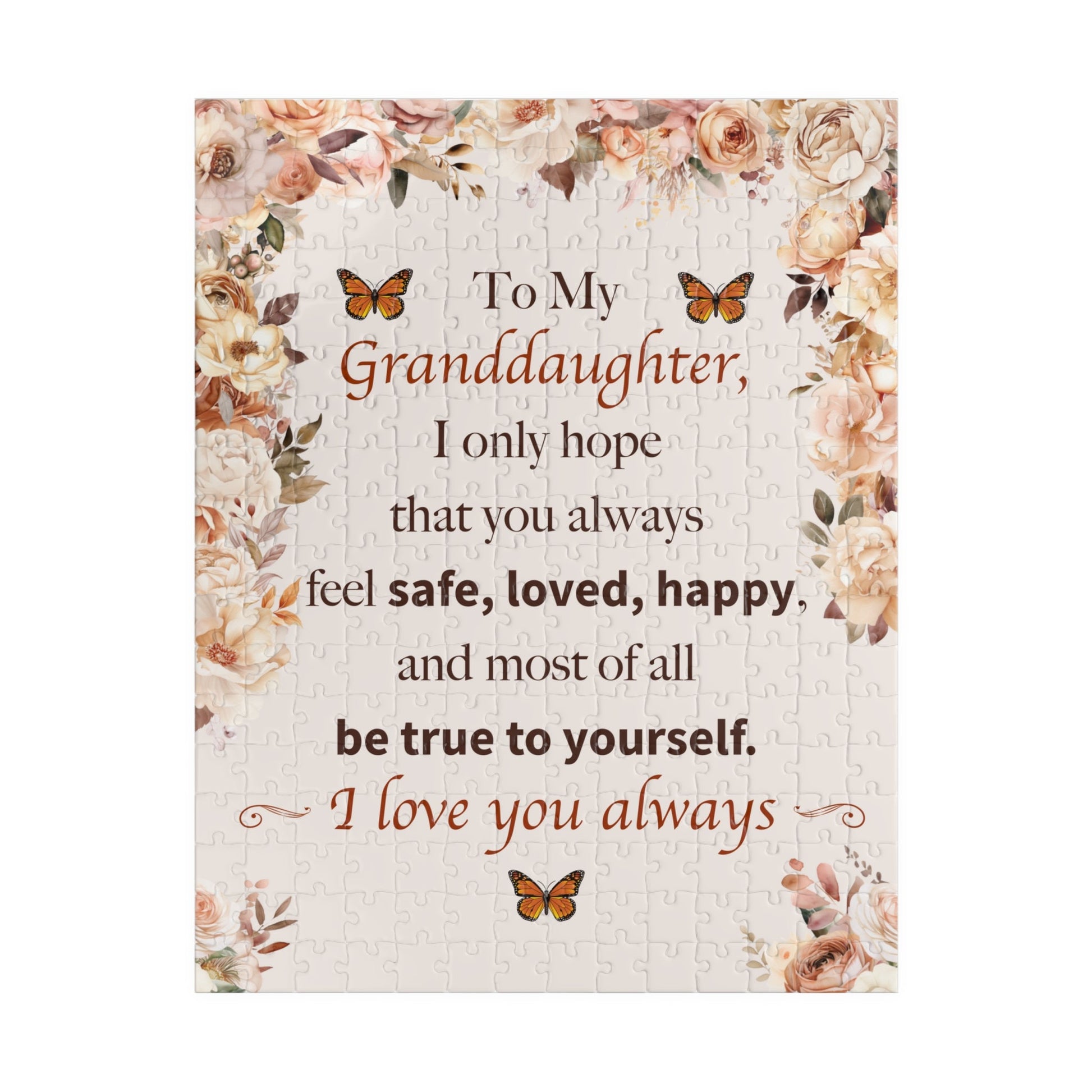 Granddaughter I Love You Puzzle - 252 pcs (Vertical)