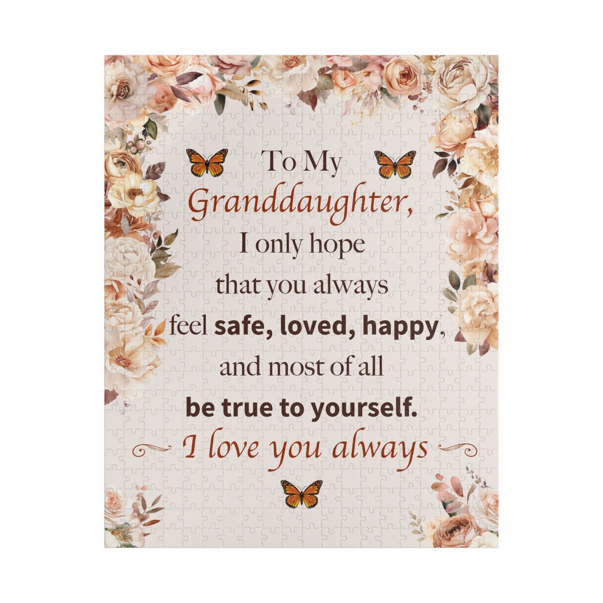 Granddaughter I Love You Puzzle - 520 pcs (Vertical)