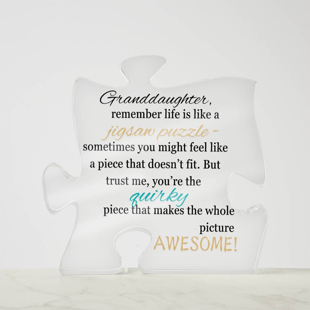 Granddaughter My Puzzle Piece - Jewelry