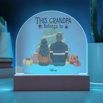 Grandfamily Christmas Dome Plaque