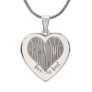 Grandma Love is Best Necklace