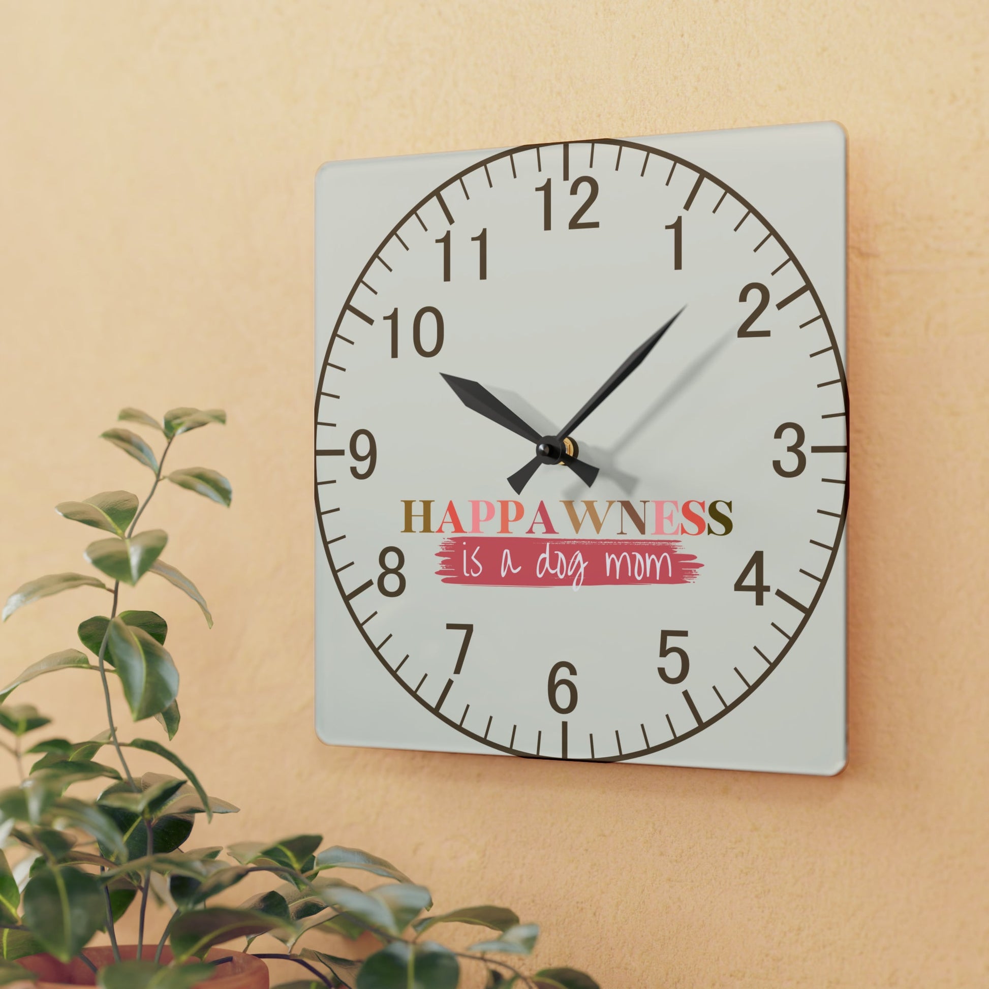 HapPAWness Wall Clock - Home Decor