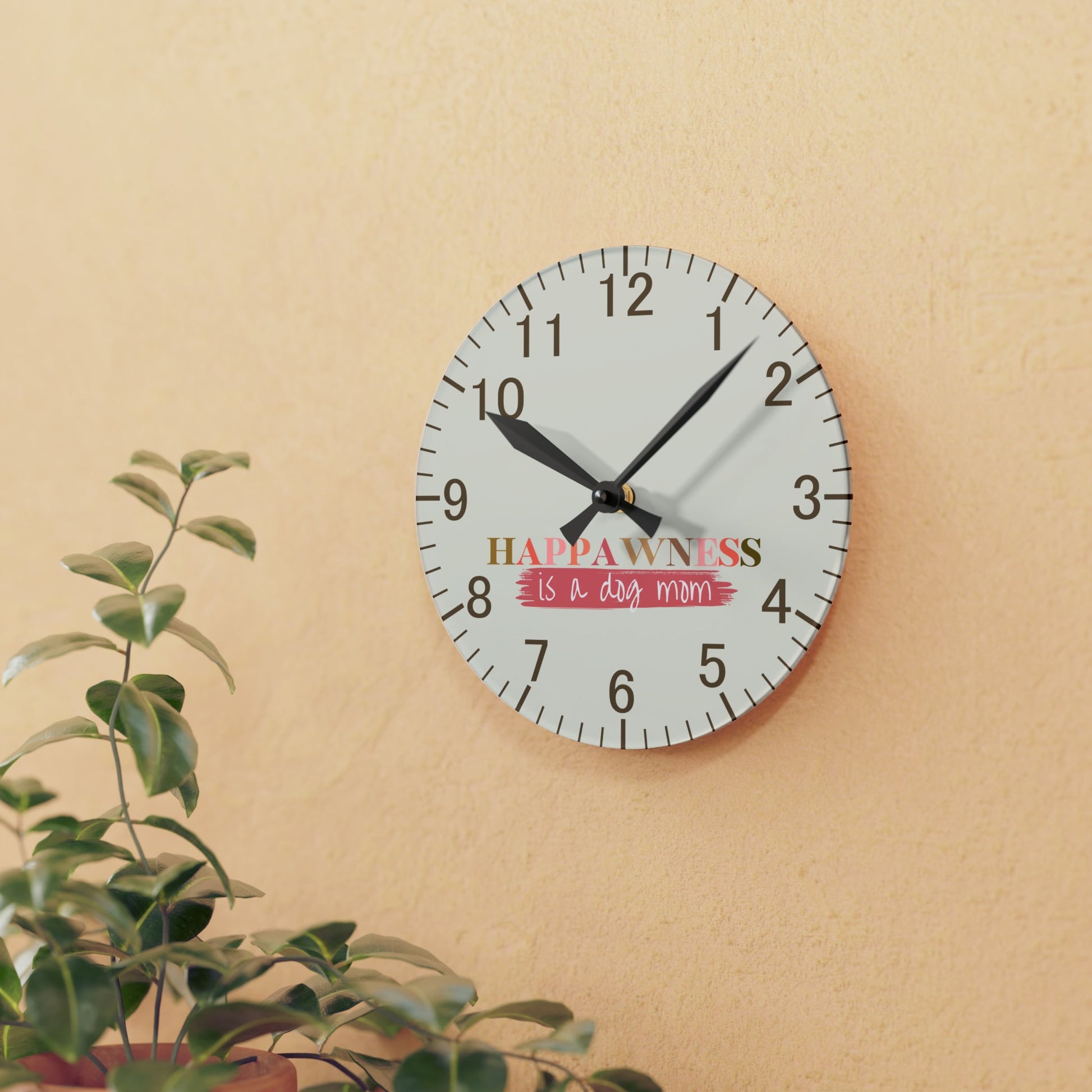 HapPAWness Wall Clock - Home Decor