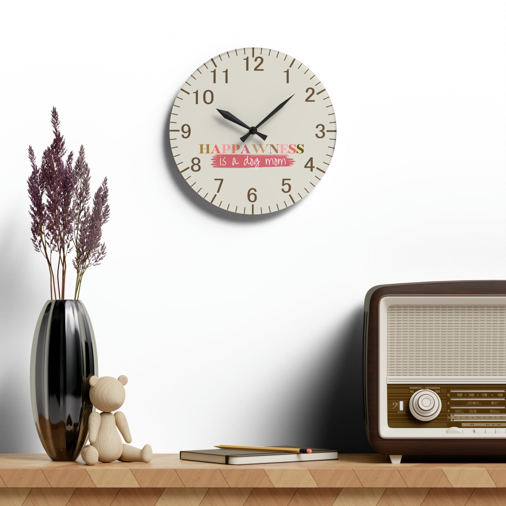HapPAWness Wall Clock - GetGifts