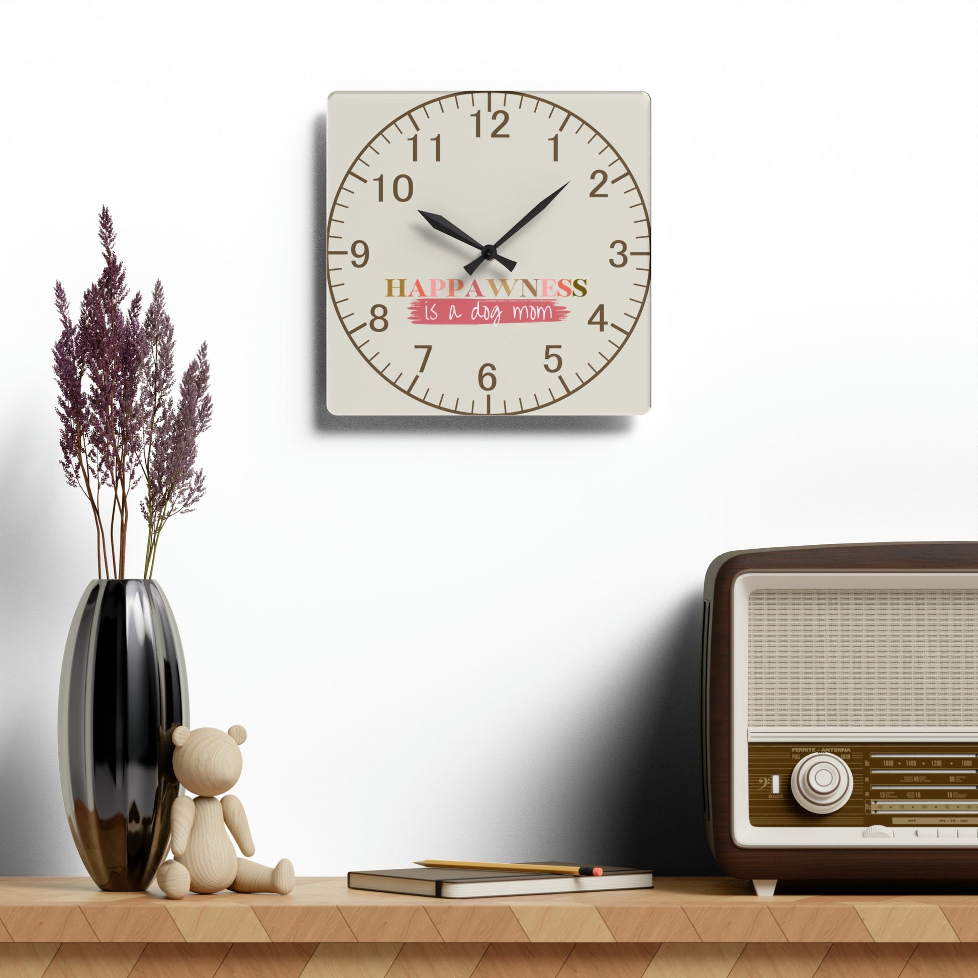HapPAWness Wall Clock - GetGifts