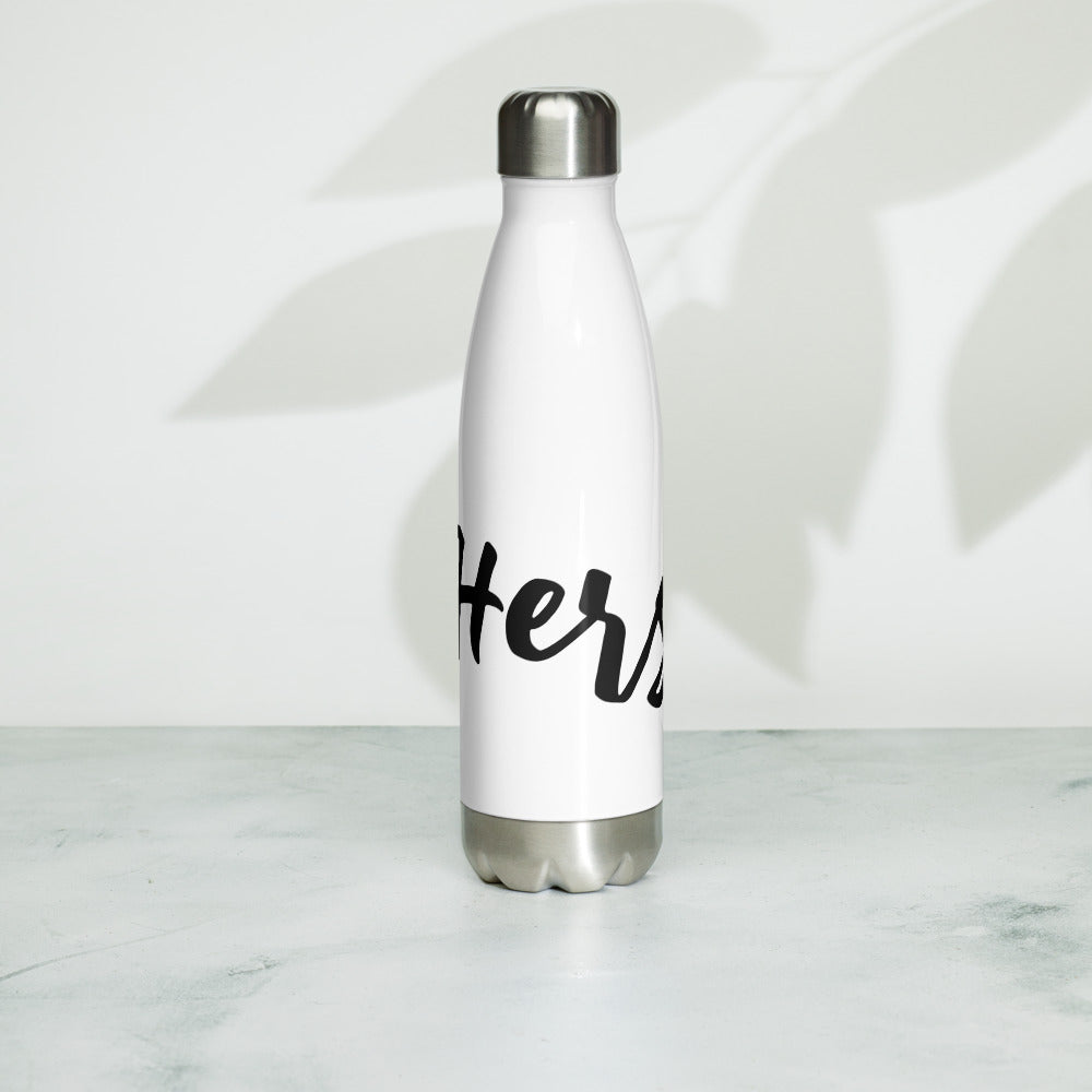 His & Hers Stainless Steel Water Bottle