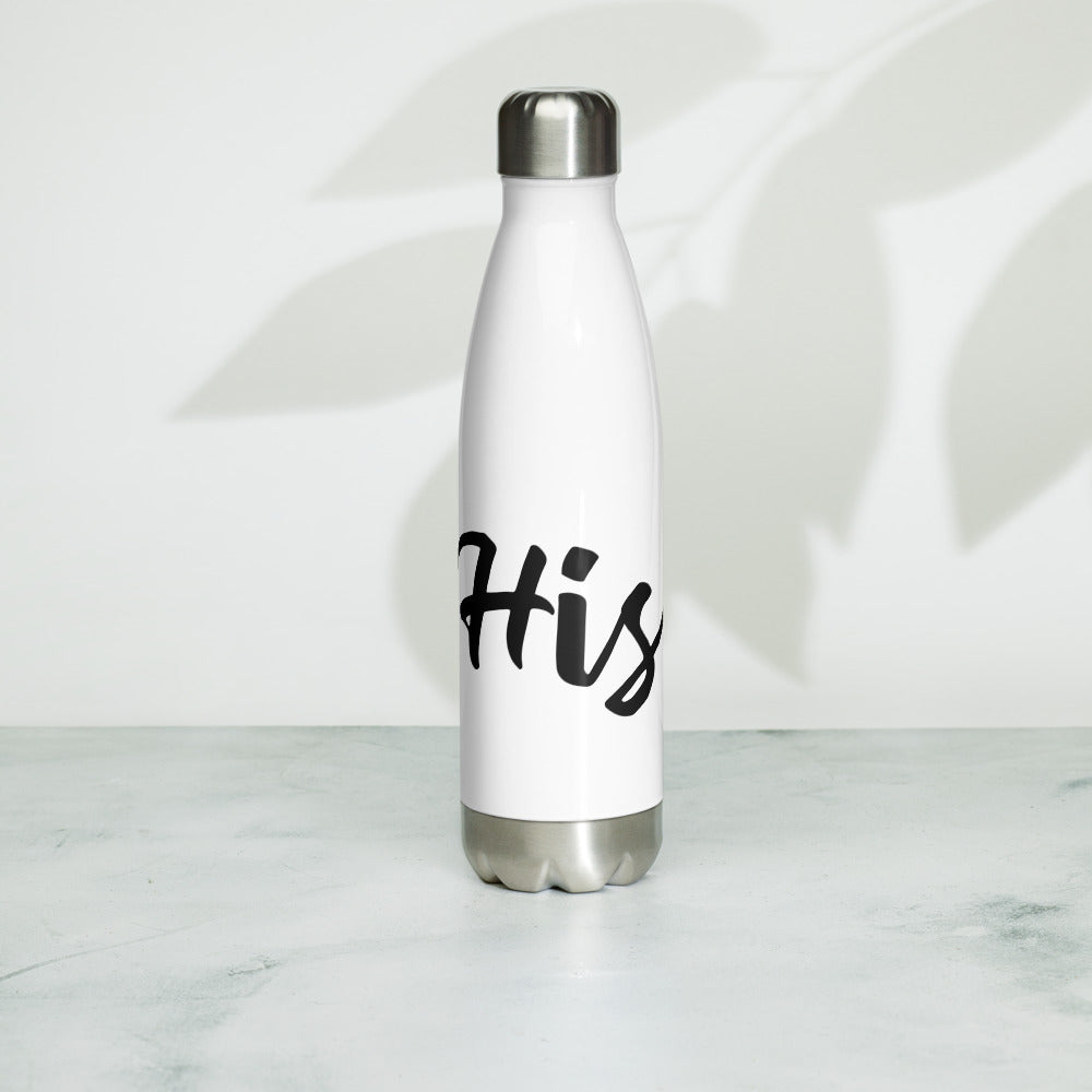 His & Hers Stainless Steel Water Bottle