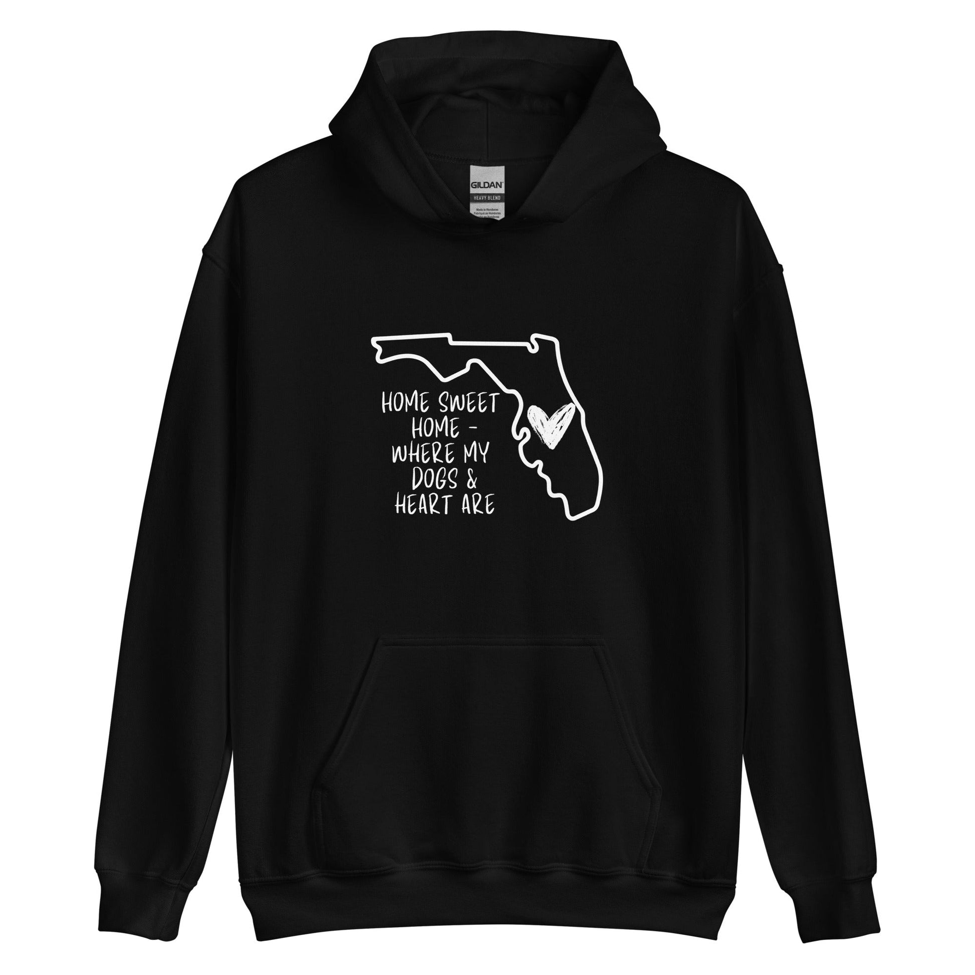 Home Sweet - Florida Hoodie Black / S