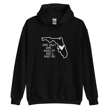 Home Sweet - Florida Hoodie Black / S