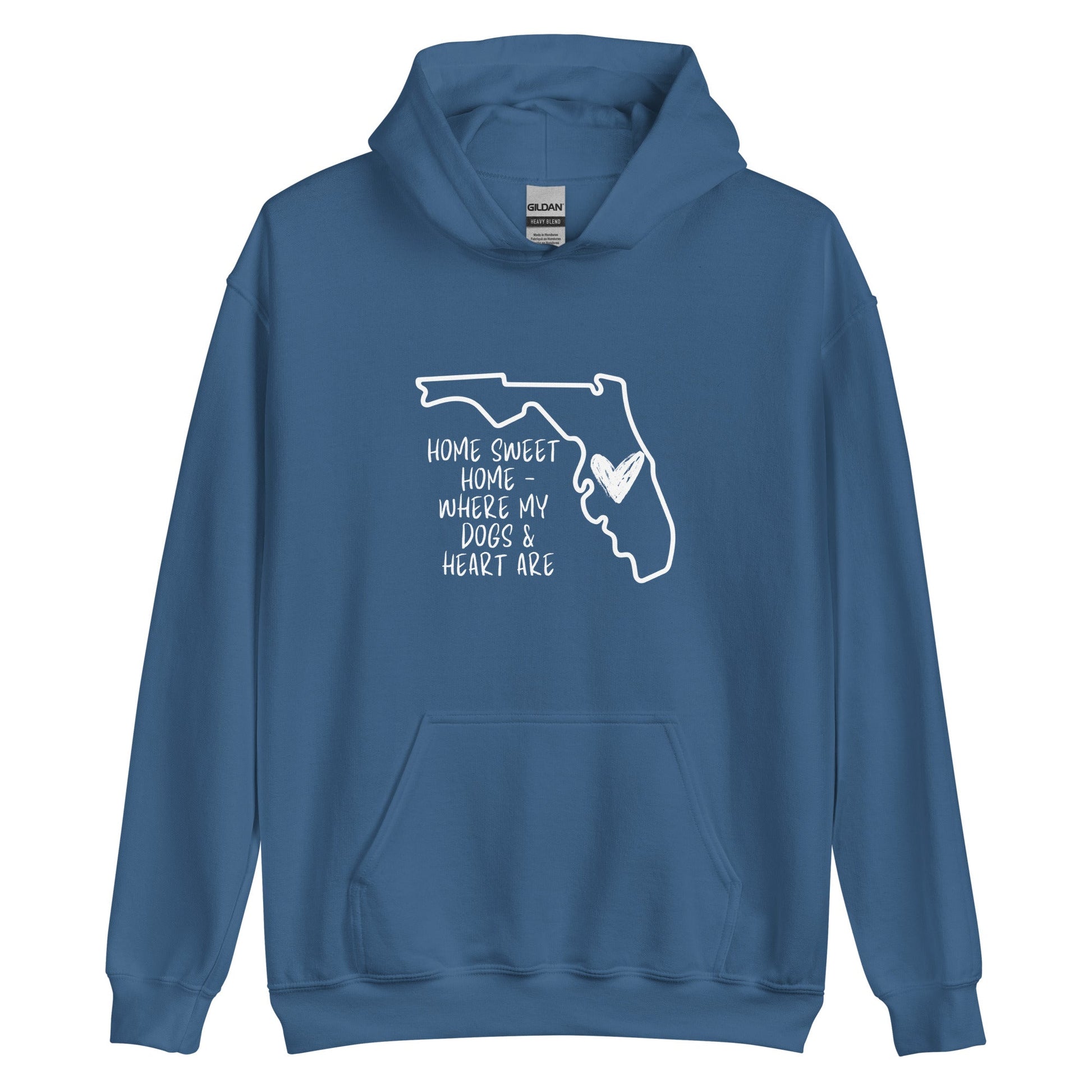 Home Sweet - Florida Hoodie Indigo Blue / S
