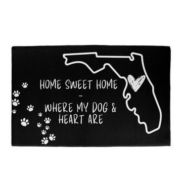 Home Sweet Home Florida Welcome Mat