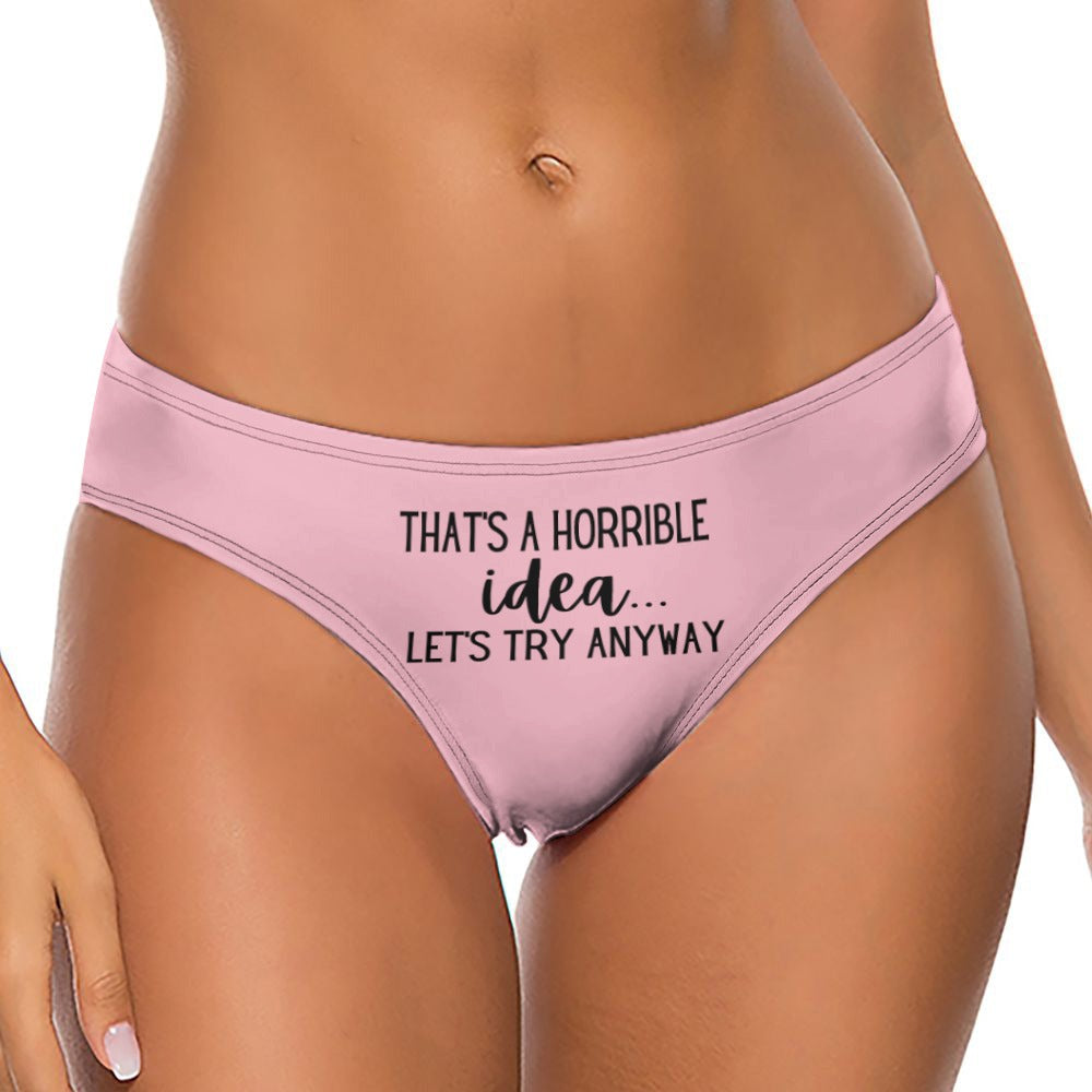Horrible Idea Thong - GetGifts