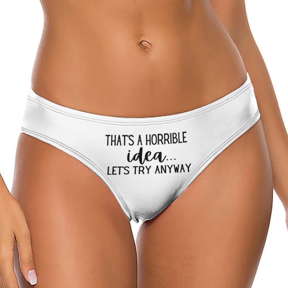 Horrible Idea Thong - GetGifts
