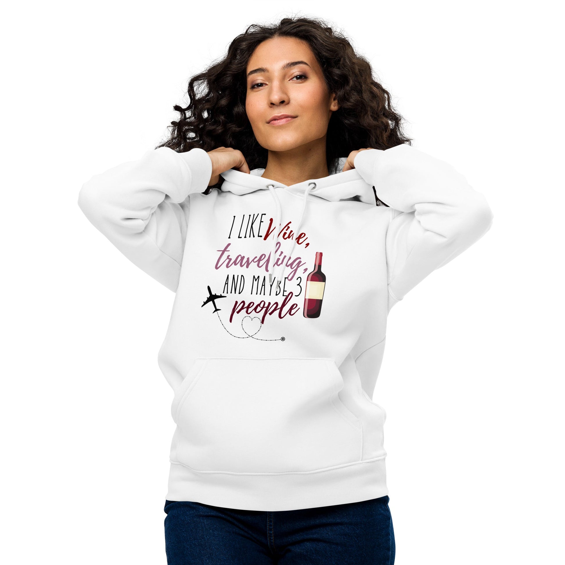 I Like Wine Hoodie