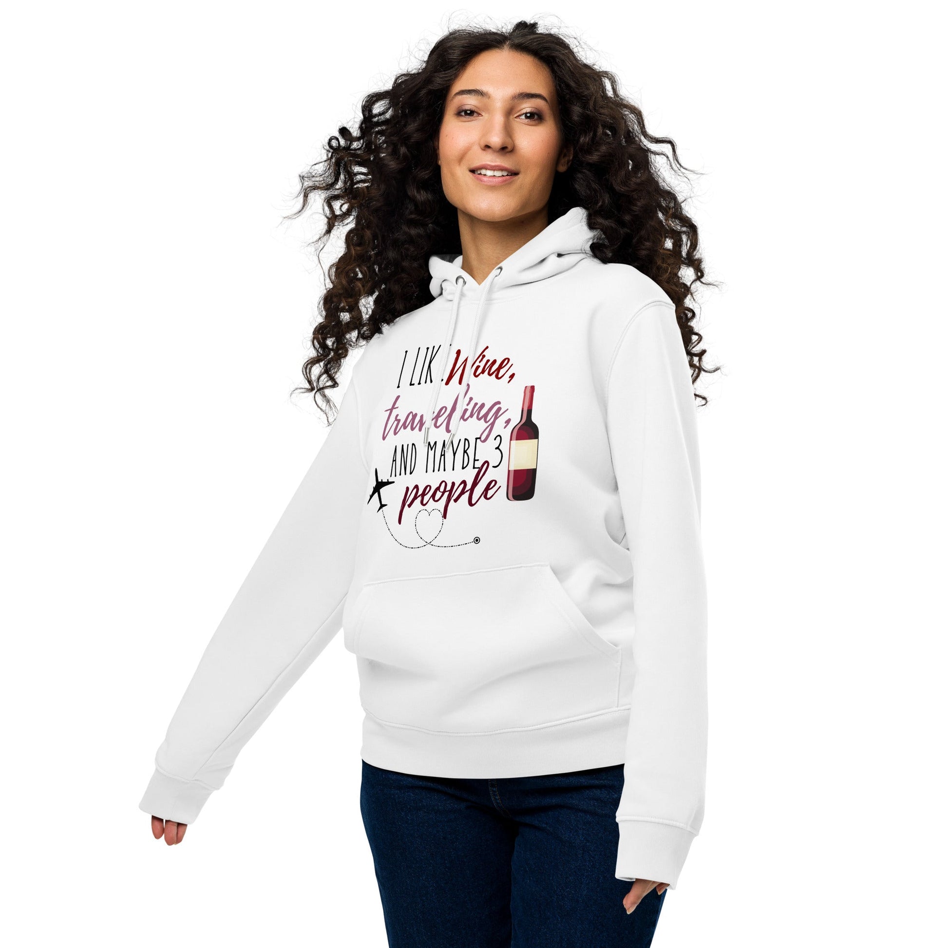 I Like Wine Hoodie