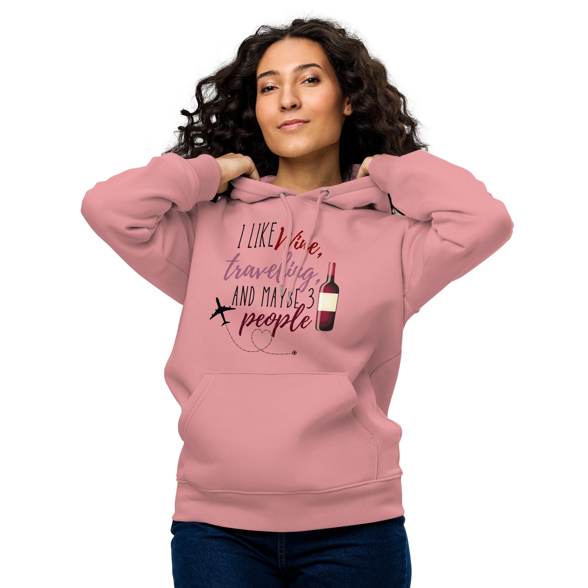 I Like Wine Hoodie
